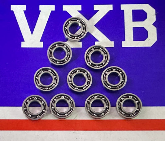 10-Pack ABEC-3 Bearings 4x8x2 Stainless Steel Open Miniature 4mm Bore - fast shipping 🇺🇸