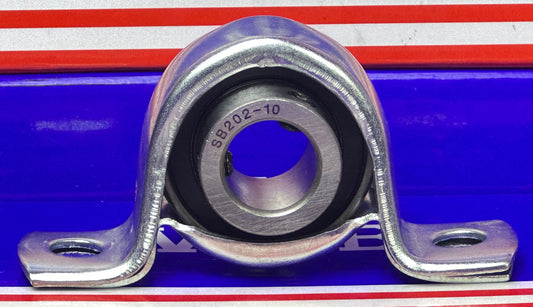 SBPP202-10 Bearing 5/8" Steel pillow type Mounted Bearing - fast shipping 🇺🇸