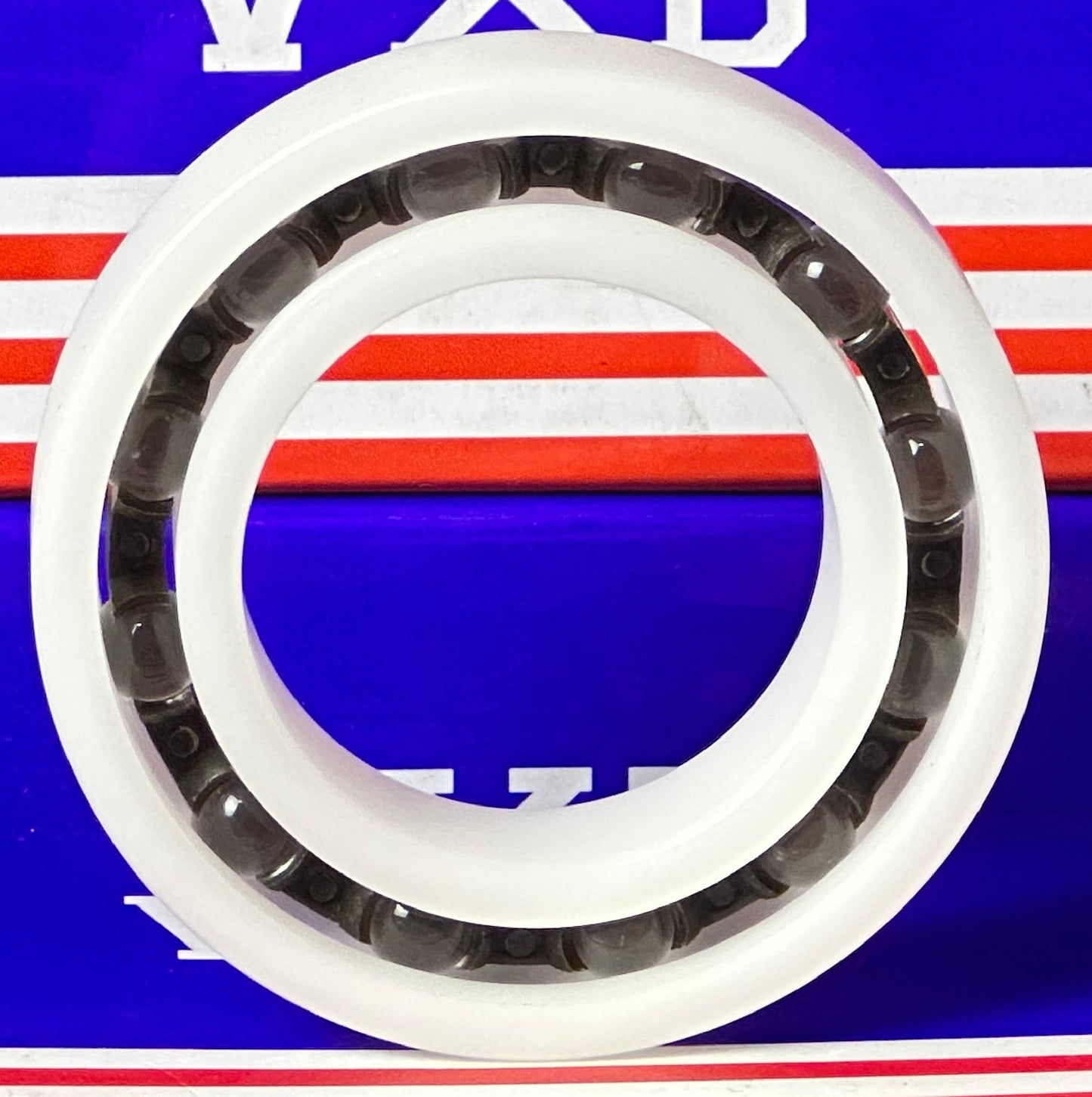 Acetal/POM Plastic Bearing 6008 - Glass Balls - 40x68x15mm - fast shipping 🇺🇸