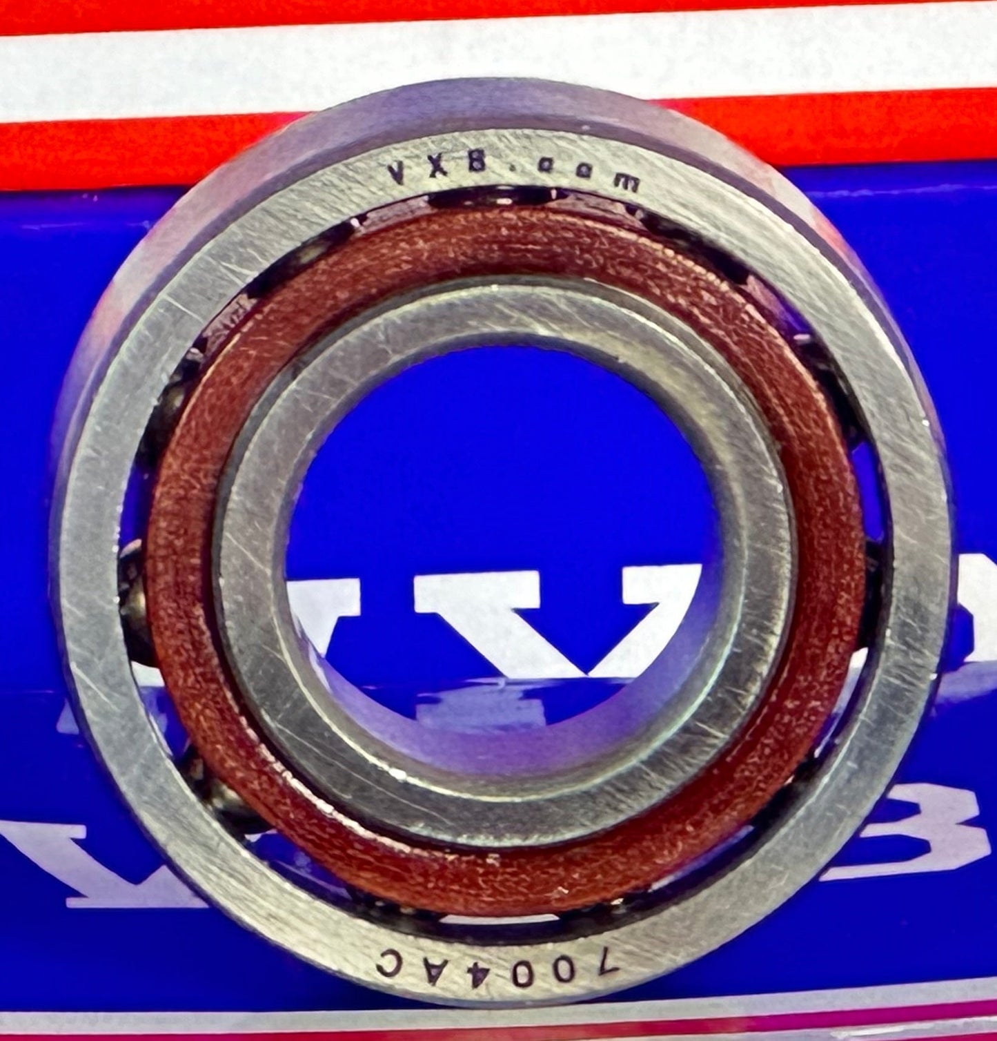 7004AC Angular Contact bearing Steel Cage 20x42x12mm - fast shipping 🇺🇸