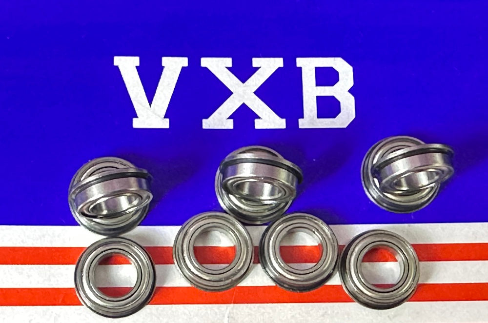 10-Pack Flanged Shielded Bearings MF148ZZ 8x14x4 Miniature - fast shipping 🇺🇸