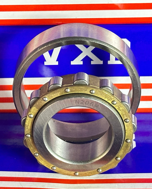 N206M Cylindrical Roller Bearing 30x62x16 Cylindrical Bearing - fast shipping 🇺🇸