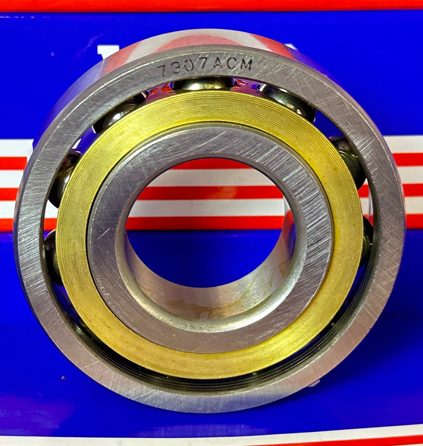 7307ACM Angular Contact bearing Bronze Cage 35x80x21mm - fast shipping 🇺🇸
