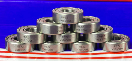 10-Pack Bearings R6ZZ 3/8" x 7/8" x 9/32" - Miniature - fast shipping 🇺🇸