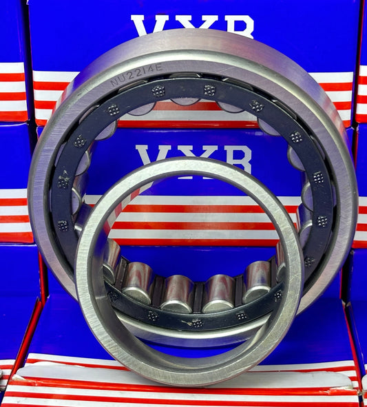 NU2214 Cylindrical Roller Bearing 70x125x31 Cylindrical Bearing - fast shipping 🇺🇸