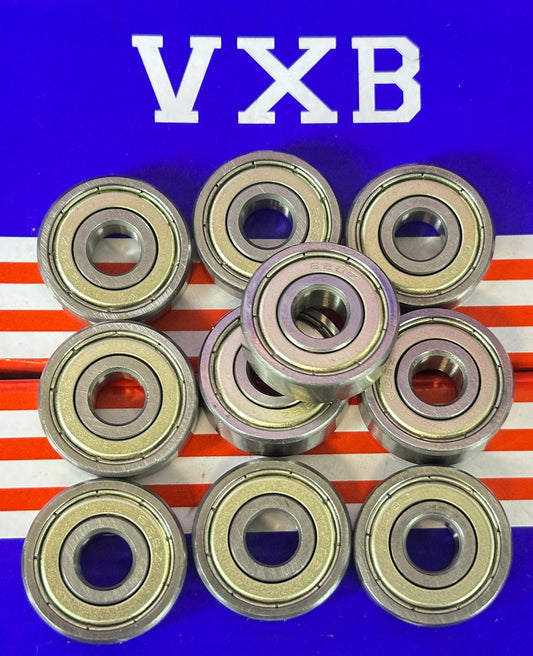 10-Pack 628ZZ 8x24x8mm Shielded on Both Sides Miniature Bearing - fast shipping 🇺🇸