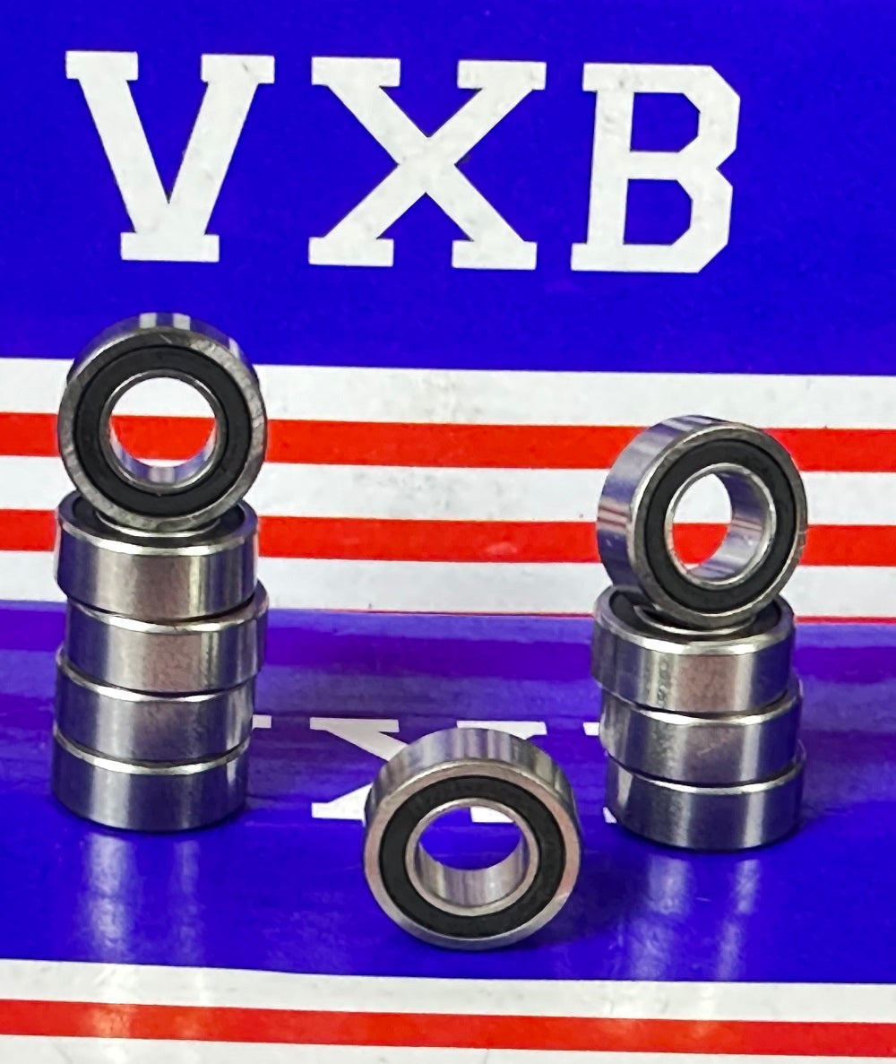 10-Pack Sealed Bearings R188-2RS 1/4x1/2x3/16 inch Miniature Bearings - fast shipping 🇺🇸