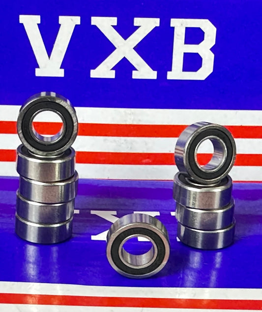 10-Pack Sealed Bearings R188-2RS 1/4x1/2x3/16 inch Miniature Bearings - fast shipping 🇺🇸