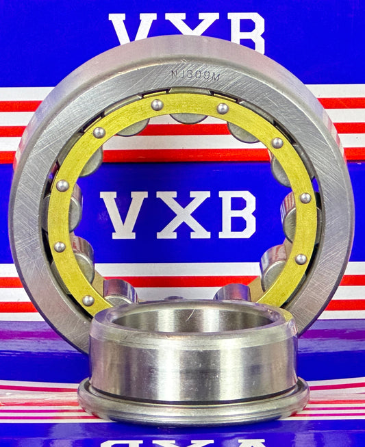 NJ309M Cylindrical Roller Bearing 45x100x25 Cylindrical Bearing - fast shipping 🇺🇸