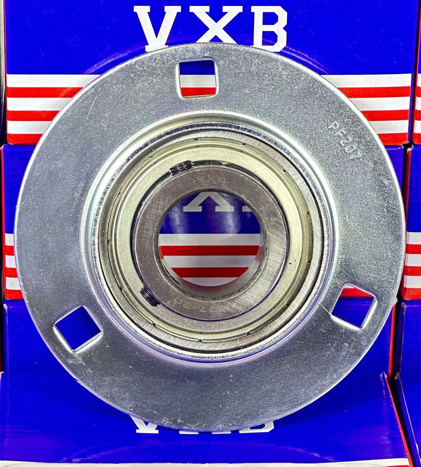 1-1/4" Bore 3-Bolt Flanged Mounted SBPF207-20 Pressed Steel Housing Bearing - fast shipping 🇺🇸