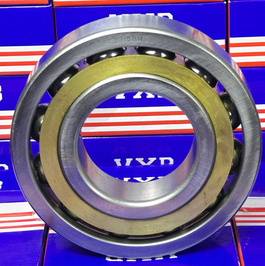 7315BM Angular Contact bearing Bronze Cage 75x160x37 - fast shipping 🇺🇸