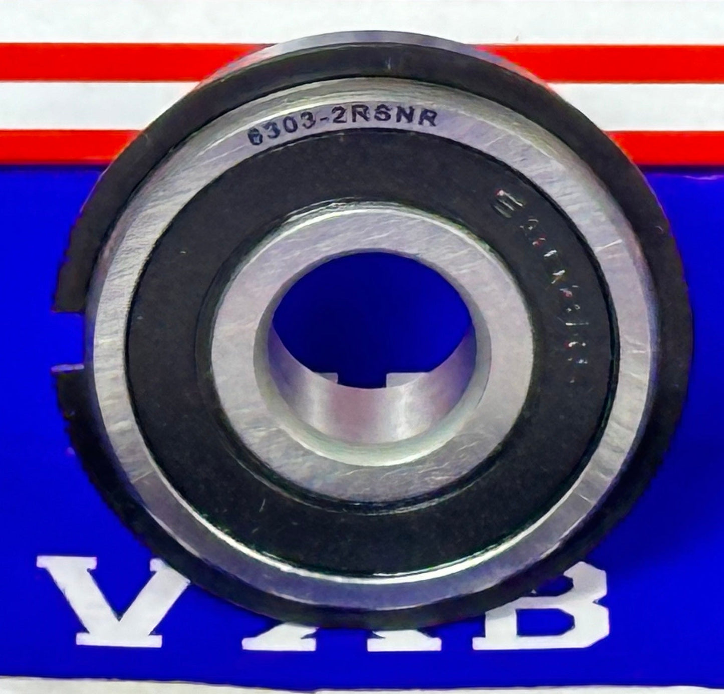 6303-2RSNR Sealed Bearing 17x47x14 - Snap Ring - fast shipping 🇺🇸