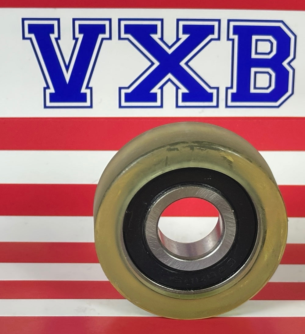 PU17x50x18-2RS PU Covered Bearing 17x50x18mm - Sealed - Miniature - fast shipping 🇺🇸