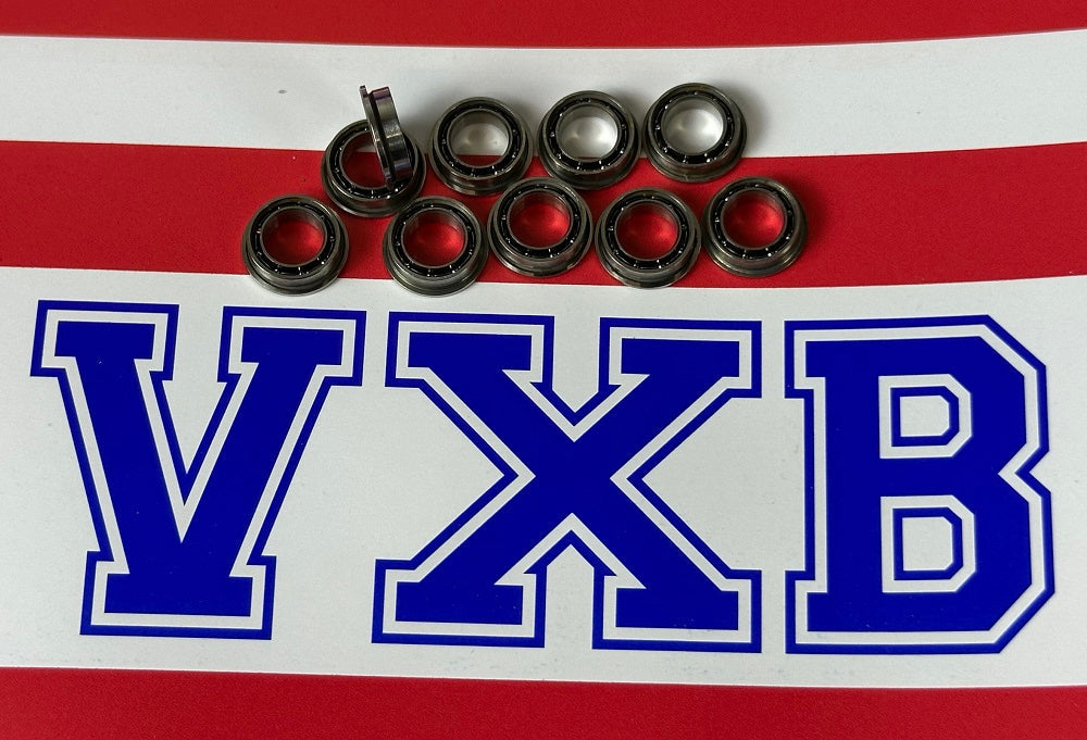 10-Pack Flanged Bearings 5x8 Open 5x8x2 Miniature - fast shipping 🇺🇸
