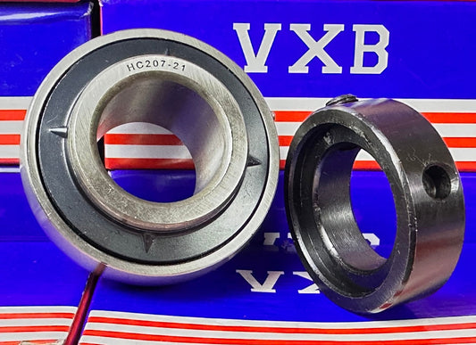 HC207-21 Bearing Insert - eccentric collar 1-5/16" Inch Mounted - fast shipping 🇺🇸