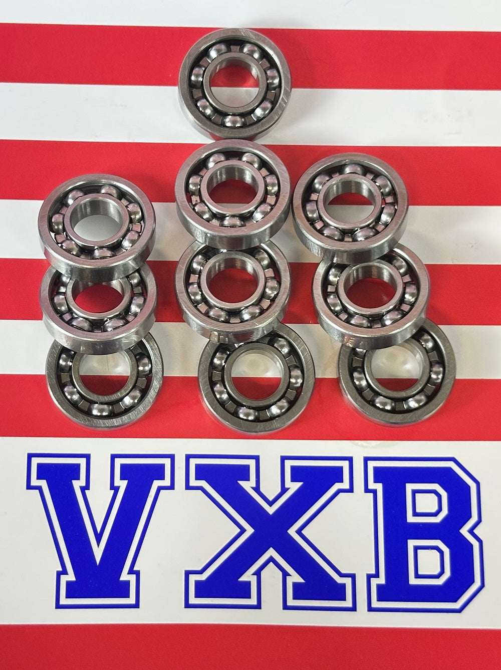 10-Pack R6 Ball Bearings 3/8" x 7/8" x 7/32" - fast shipping 🇺🇸