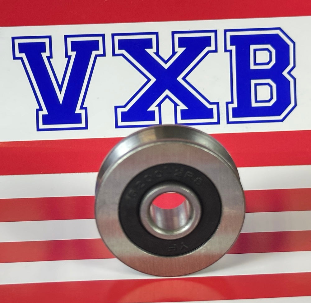 10x37x12x14mm V Groove Track Roller Bearing 8mm Wide - fast shipping 🇺🇸