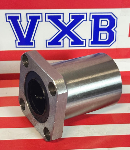 25mm Square Flanged Bushing Linear Motion LBK25UU LMK25UU - fast shipping 🇺🇸