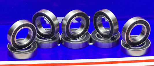 10-Pack 61801-2RS Bearings 12x21x5mm Sealed - fast shipping 🇺🇸
