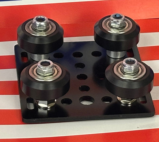 Black 2020 Aluminum Extrusion V-Slot Gantry Support Plate Set w Bearing Slide - fast shipping 🇺🇸