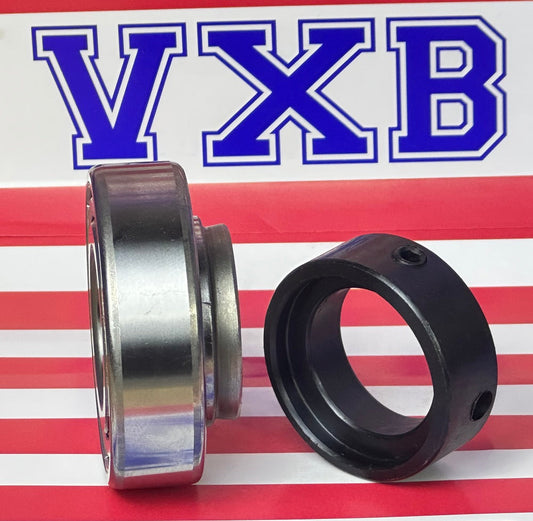 CSA205 25mm Bore Cylindrical Insert Bearing w/Locking Collar - fast shipping 🇺🇸