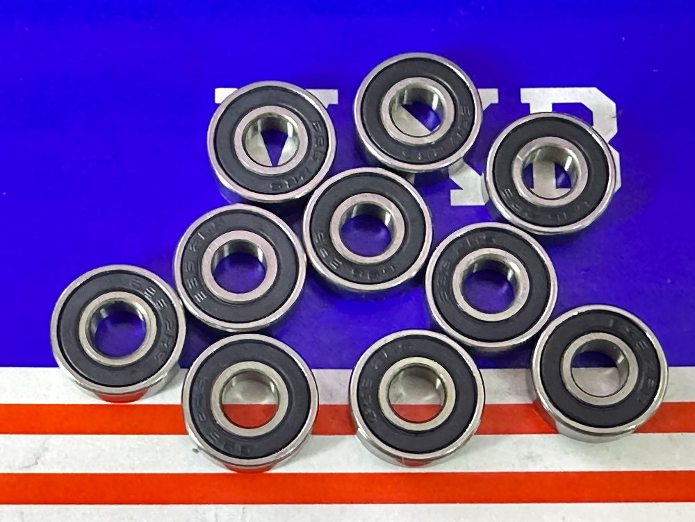 10-Pack Premium 696-2RS 6x15 Sealed 6x15x5 Miniature Bearings - fast shipping 🇺🇸
