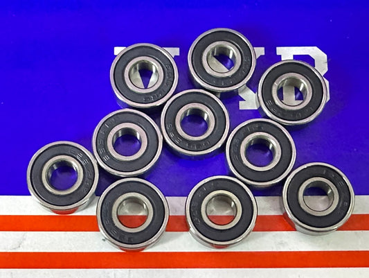 10-Pack Premium 696-2RS 6x15 Sealed 6x15x5 Miniature Bearings - fast shipping 🇺🇸