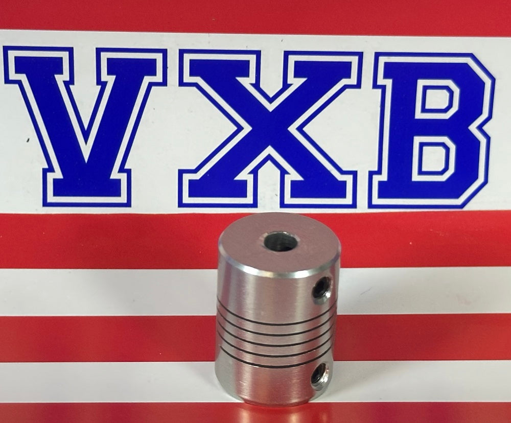 Flexible Parallel Aluminium Jaw Shaft CNC Coupling D19-L25-5x5mm - fast shipping 🇺🇸