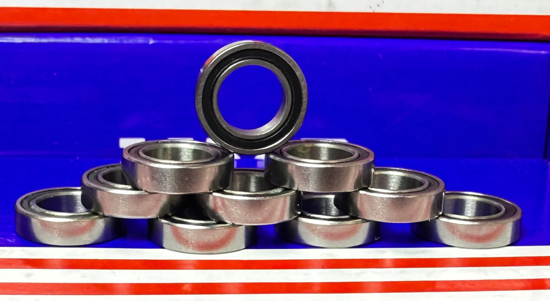 10-Pack Sealed Bearing R1038-2RS 3/8x5/8x5/32 inch Miniature Bearing - fast shipping 🇺🇸