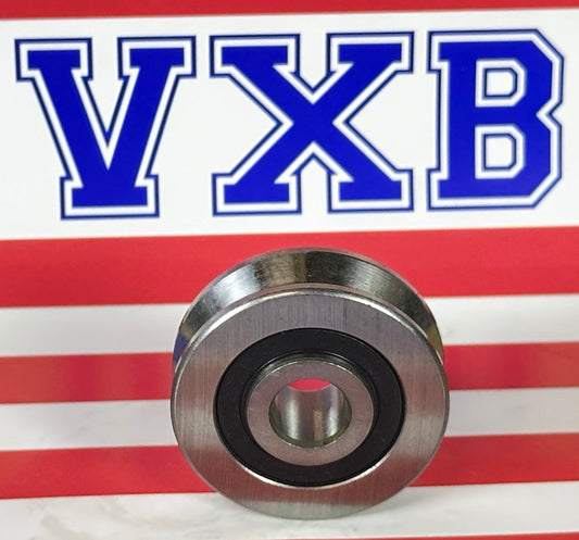 10x37x12/14mm V Groove Track Roller Bearing With Extended Inner 2mm - fast shipping 🇺🇸