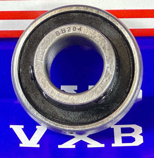 SB204 Ball Bearing Insert 20mm ID - Set Screw Locking - fast shipping 🇺🇸