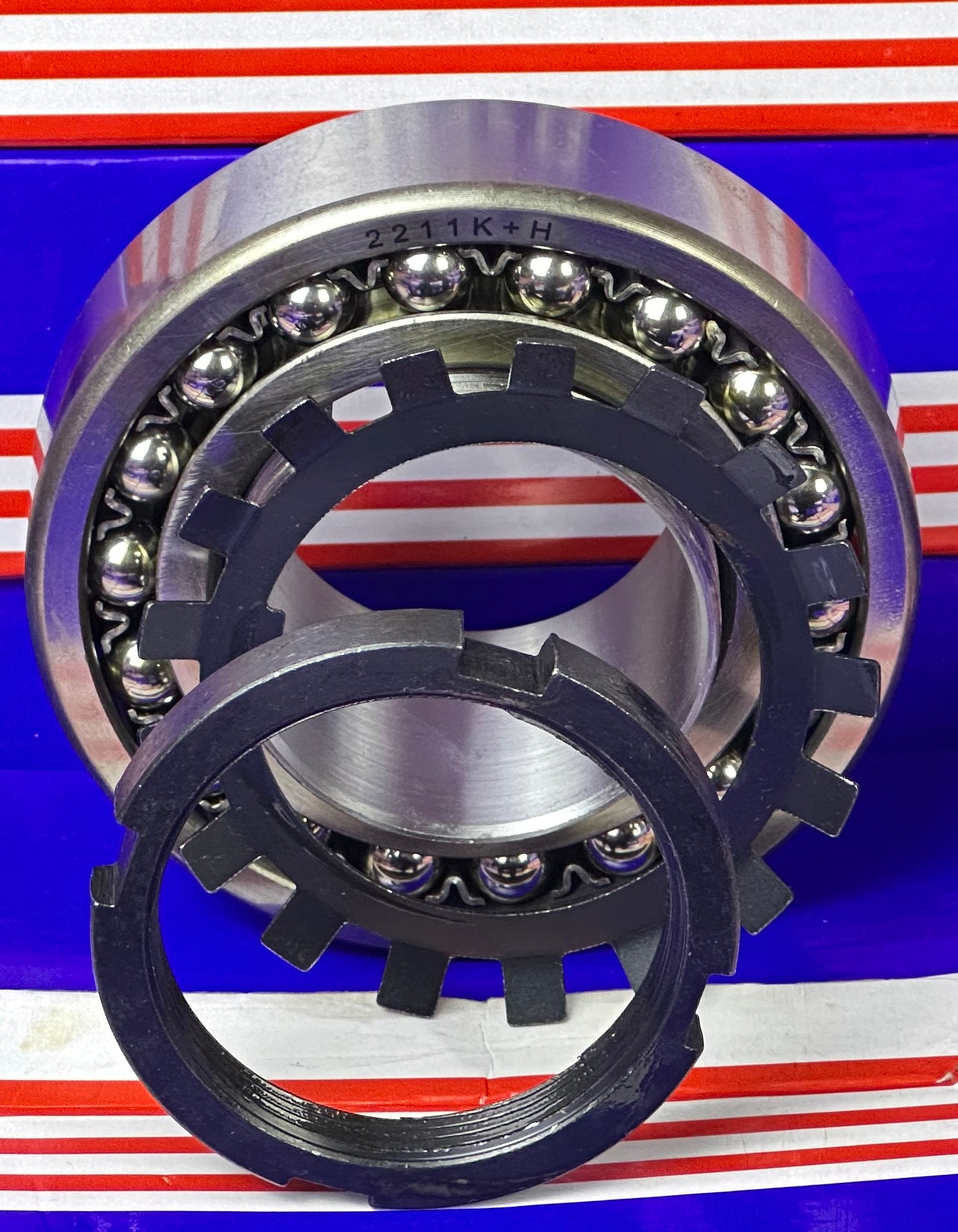 2211K+H Tapered Self Aligning Ball Bearing - Adapter Sleeve 50x100x25mm - fast shipping 🇺🇸
