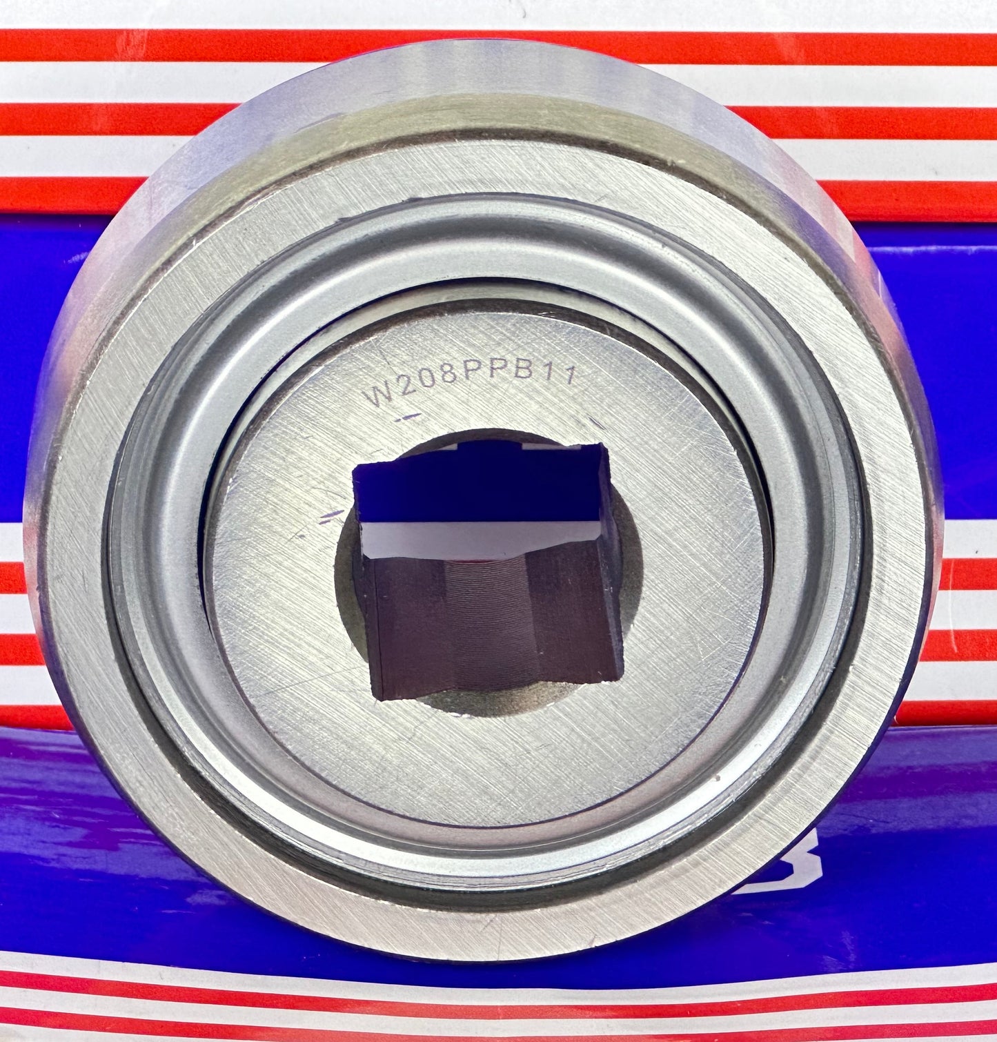 W208PPB11 Relube Square Bore 7/8" Bore Bearing - fast shipping 🇺🇸
