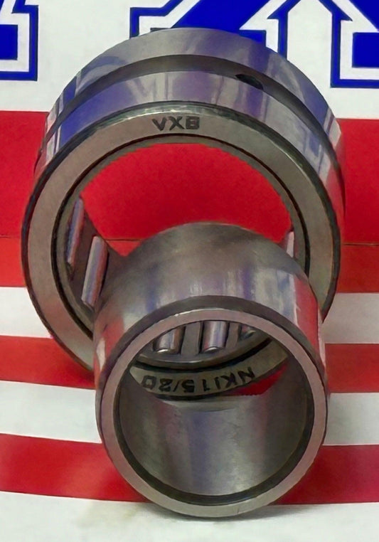 NKI15/20 Needle Roller Bearing 15x27x20mm - Machined Type - fast shipping 🇺🇸