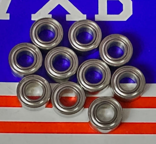 10-Pack Ceramic Bearings 5x10x4 Stainless Steel Shielded ABEC-5 Bearings - fast shipping 🇺🇸