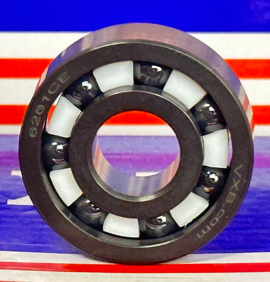 25-Pack Bearings 6201 Full Ceramic Si3N4 Bearings 12x32x10mm - fast shipping 🇺🇸