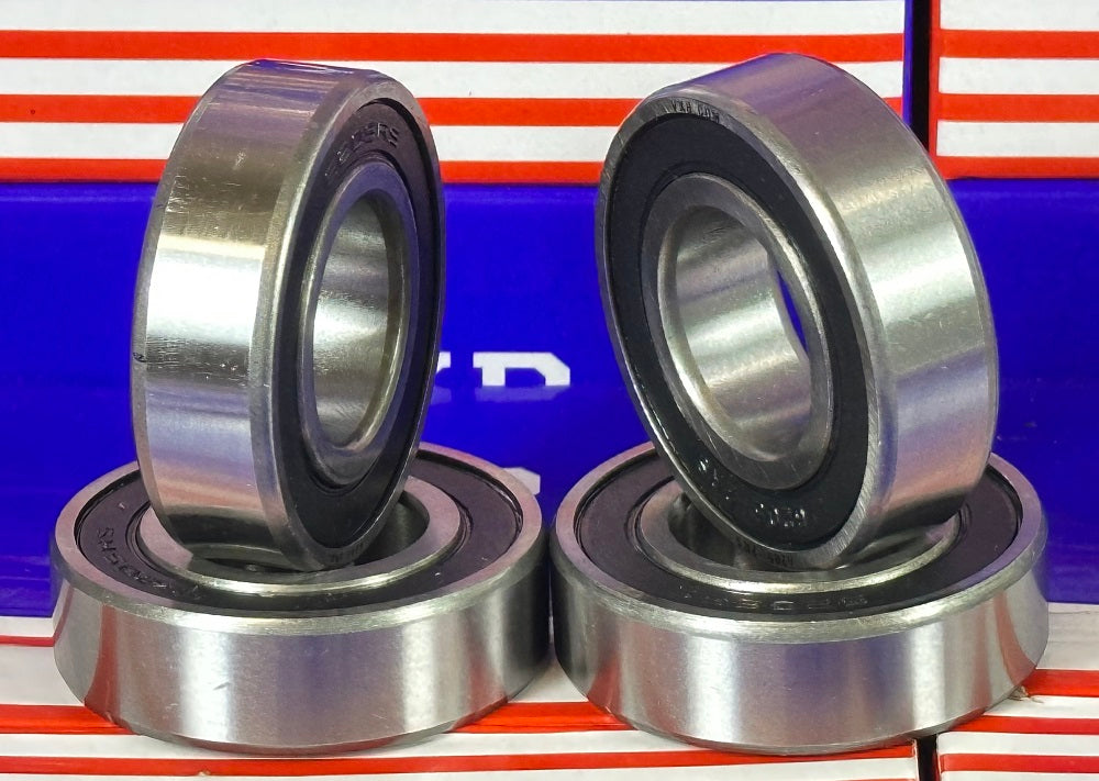 4-Pack 6205-2RS Ball Bearings Dual Sided Rubber Sealed 6205RS - fast shipping 🇺🇸