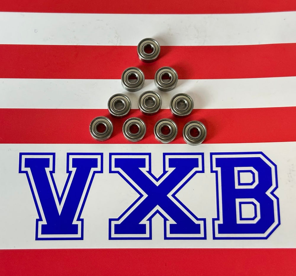 10-Pack Bearings R2-5ZZ 1/8" x 5/16x9/64 inch Miniature Bearings