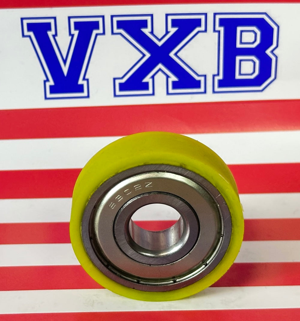 PU15x47x13ZZ PU Covered Bearing 15x47x13mm - Shielded - Miniature - fast shipping 🇺🇸