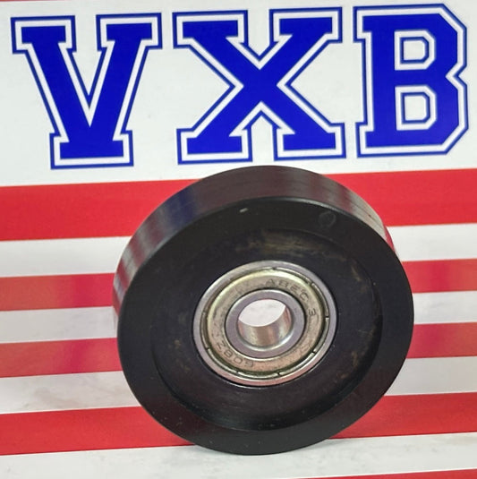 8x44x11mm Polyurethane Wheel Roller Bearing - Black Tire Sliding Guide - fast shipping 🇺🇸