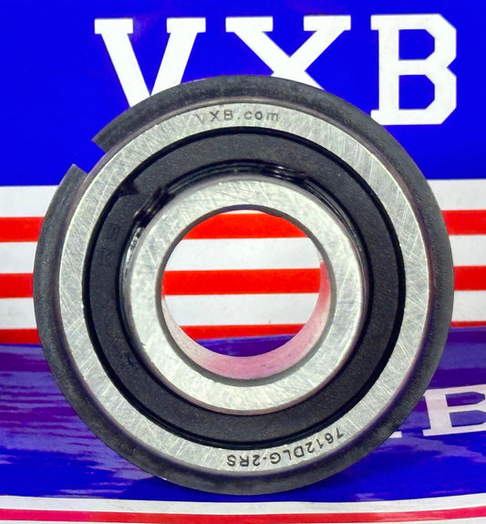 7612DLG-2RS Ball Bearing - 0.75" ID x 1.75" OD - Snap Ring - fast shipping 🇺🇸