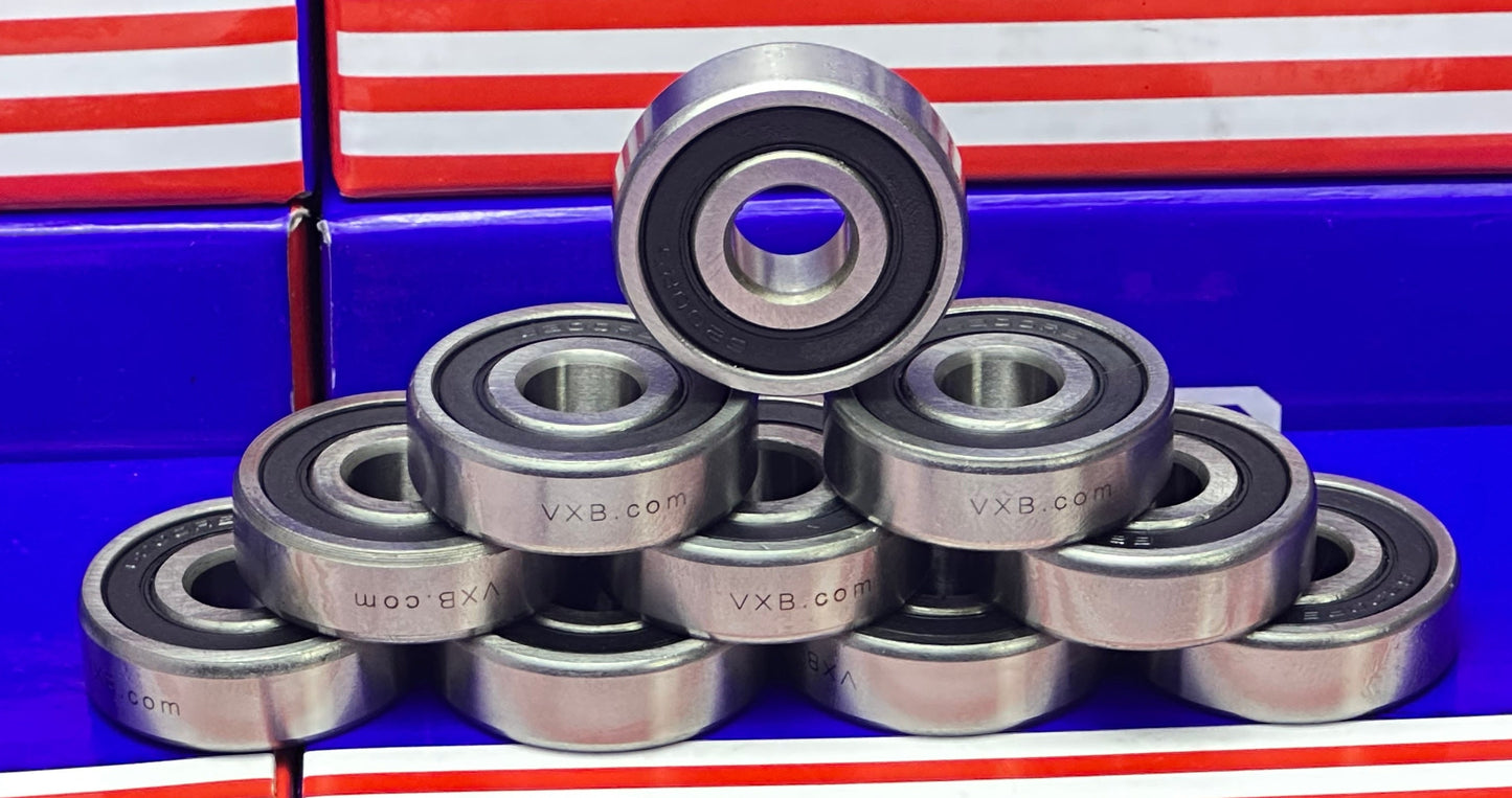 10-Pack 6200-2RS Premium Sealed Ball Bearings 10x30x9mm - fast shipping 🇺🇸