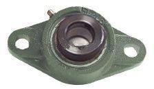 2 1/8" Bearing HCFL211-34 2-Bolt Flanged Cast Housing Mounted Bearing - Eccentric Collar Lock - fast shipping 🇺🇸