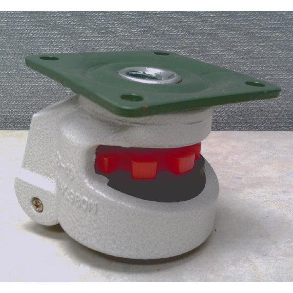 2.36" Adjustable Height Floor Lock Heavy Duty Caster Wheel 60mm - Flange - fast shipping 🇺🇸