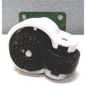 2.36" Adjustable Height Floor Lock Heavy Duty Caster Wheel 60mm - Flange - fast shipping 🇺🇸