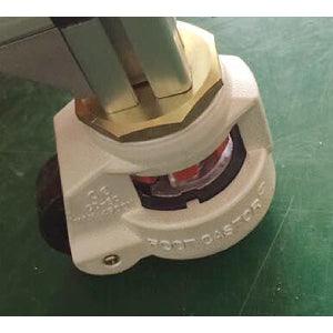 2.36" Adjustable Height Floor Lock Heavy Duty Caster Wheel 60mm - M12 Threaded stem - fast shipping 🇺🇸