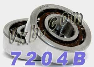 2-Pack Angular Contact Bearings 7204B 20x47x14mm - fast shipping 🇺🇸