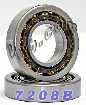 2-Pack Angular Contact Bearings 7208B 40x80x18mm - fast shipping 🇺🇸