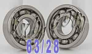 2-Pack Bearings 63/28 28x68x18 Open - fast shipping 🇺🇸