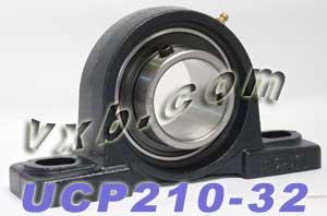 2-Pack Bearings UCP-210-32 + Pillow Block Cast Housing Mounted Bearings - fast shipping 🇺🇸